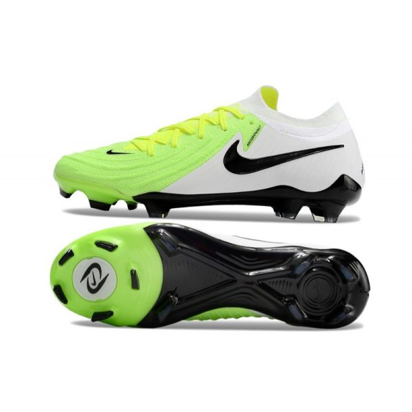 Nike Phantom GX 2 Elite FG Vert Blanc Noir