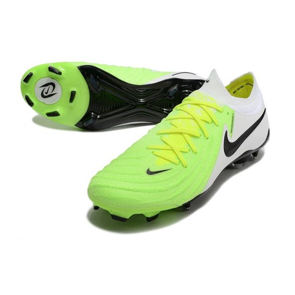 Nike Phantom GX 2 Elite FG Vert Blanc Noir