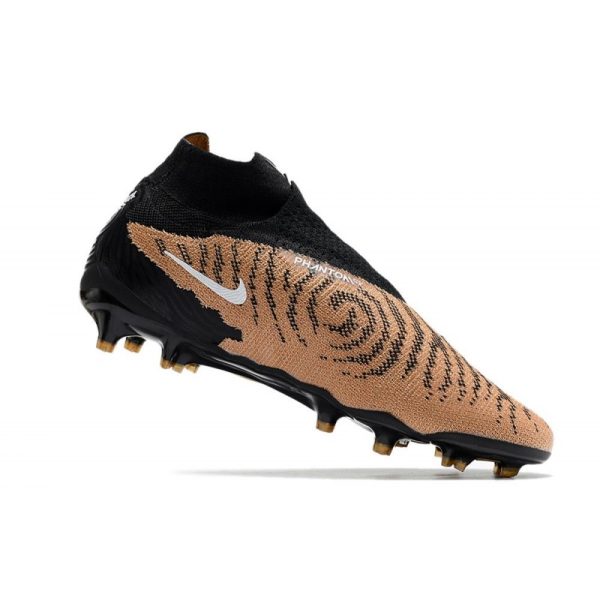 Nike Phantom GX Elite DF FG Crampons Marron Noir