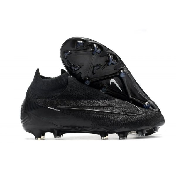 Chaussures de foot Nike Phantom GX Elite DF FG Crampons Noir
