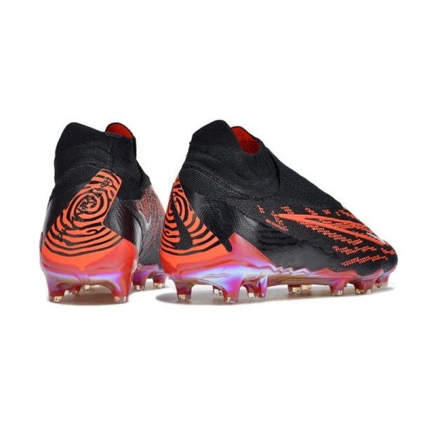 Nike Phantom GX Elite DF FG Crampons Noir Cramoisi Blanc