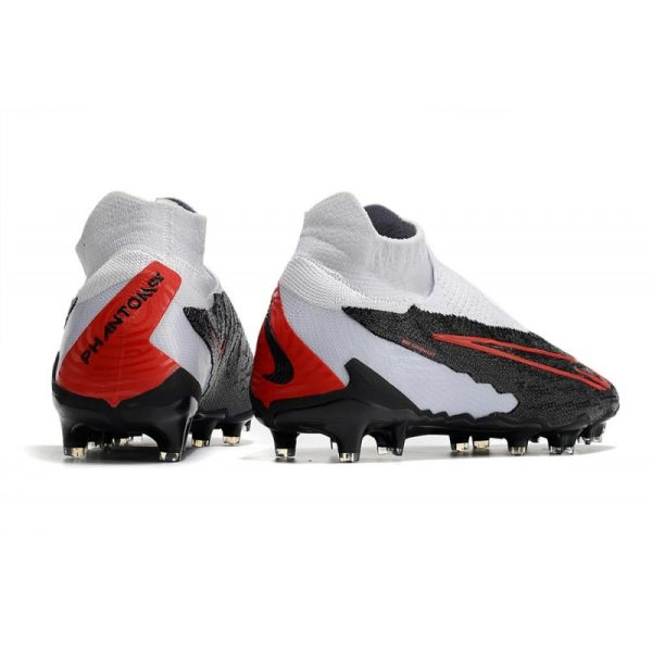Nike Phantom GX Elite DF FG Crampons Noir Gris Rouge