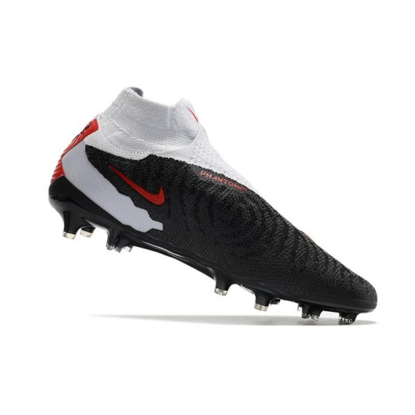 Nike Phantom GX Elite DF FG Crampons Noir Gris Rouge