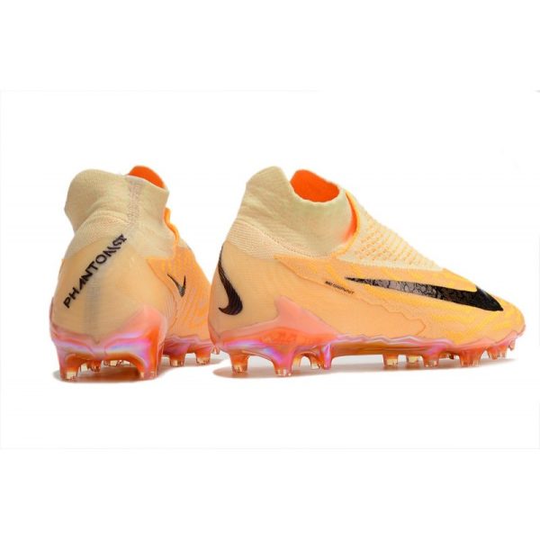 Nike Phantom GX Elite DF FG Crampons Teinte Citron Bordeaux Crush