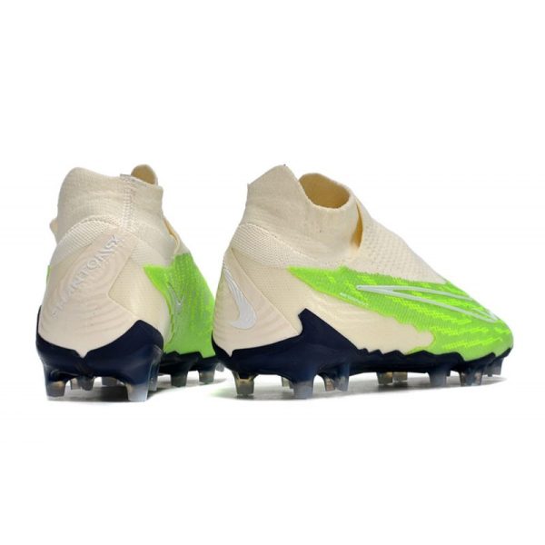 Nike Phantom GX Elite DF FG Crampons Vert Blanc