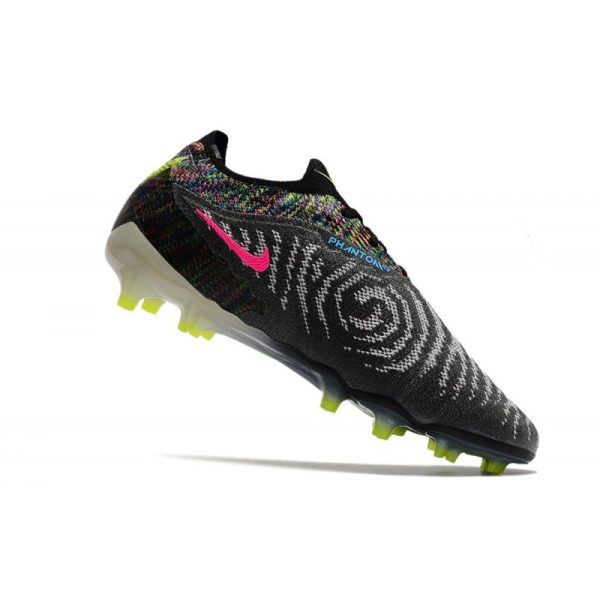 Nike Phantom GX Elite FG Nouveau Noir Volt Blanc Bleu Lumière
