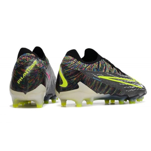 Nike Phantom GX Elite FG Nouveau Noir Volt Blanc Bleu Lumière