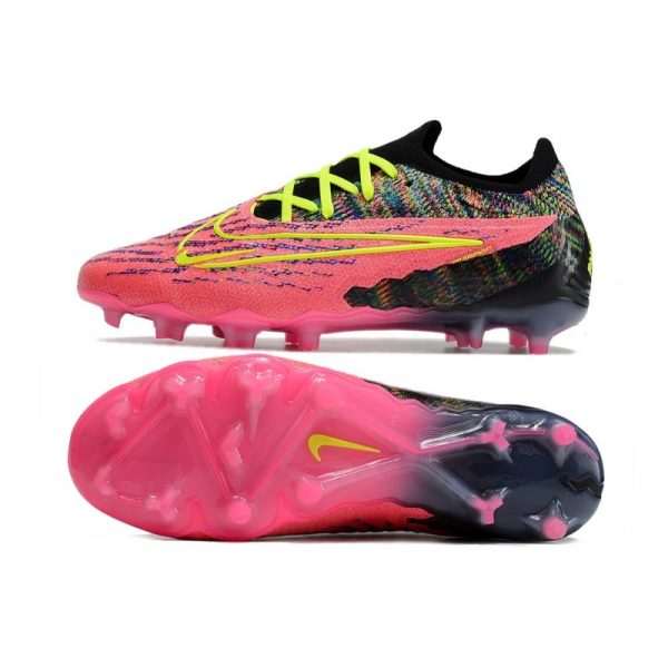 Nike Phantom GX Elite FG Nouveau Rose Noir Jaune