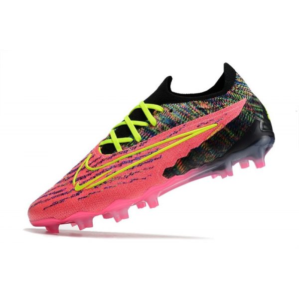 Nike Phantom GX Elite FG Nouveau Rose Noir Jaune