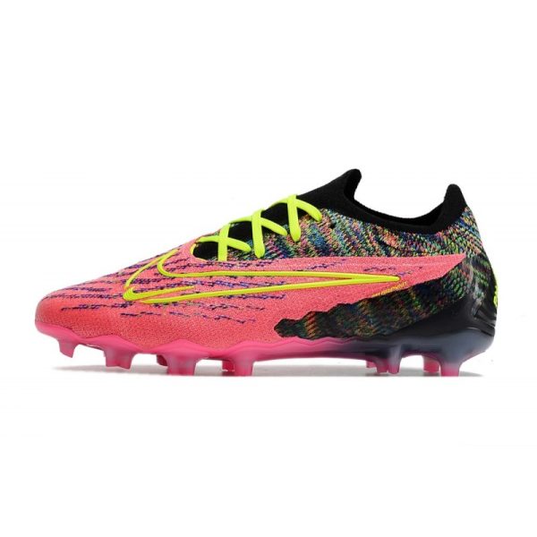 Nike Phantom GX Elite FG Nouveau Rose Noir Jaune