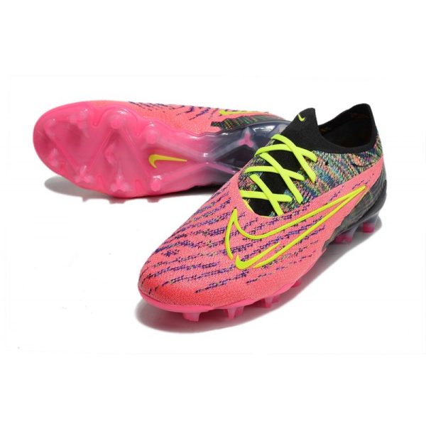 Nike Phantom GX Elite FG Nouveau Rose Noir Jaune