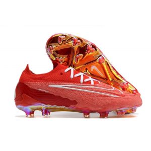 Chaussures de foot Nike Phantom GX Elite FG Nouveau Rouge Blanc