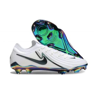 Chaussures de foot Nike Phantom Luna 2 Elite Low FG Blanc Noir