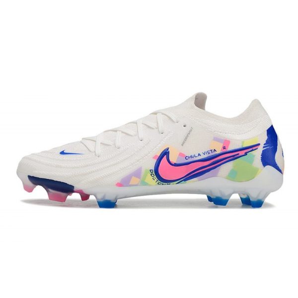 Nike Phantom Luna 2 Elite Low FG Blanc Rose Bleu