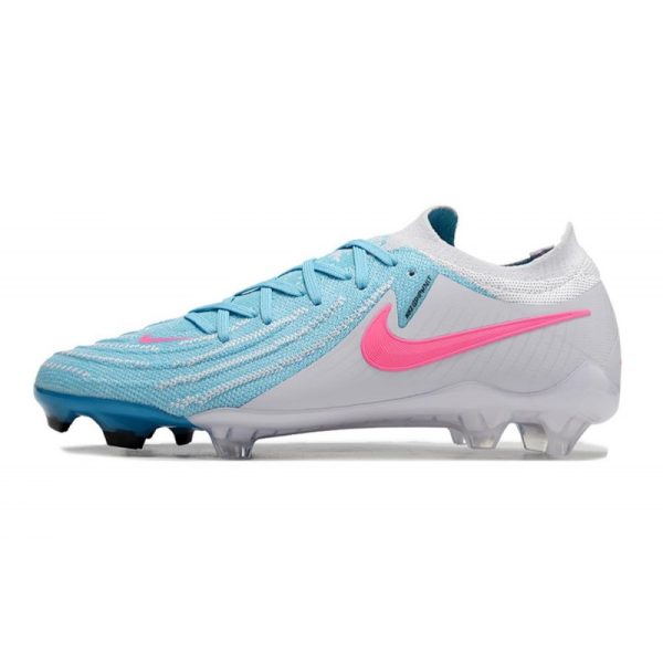 Nike Phantom Luna 2 Elite Low FG Bleu Blanc Rose