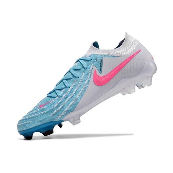 Nike Phantom Luna 2 Elite Low FG Bleu Blanc Rose