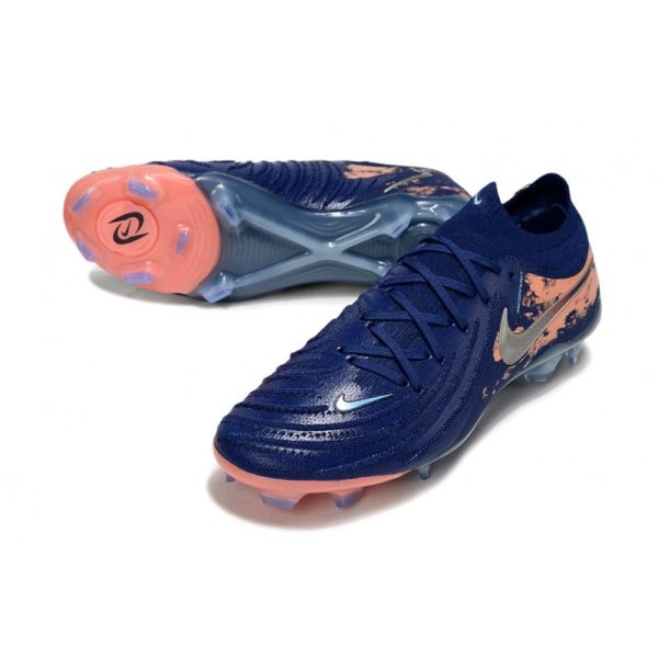 Nike Phantom Luna 2 Elite Low FG Haaland Bleu Vide Chrome