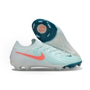 Chaussures de foot Nike Phantom Luna 2 Elite Low FG Menthe Rouge Atomique Noir Cassé