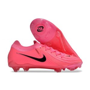 Chaussures de foot Nike Phantom Luna 2 Elite Low FG Rose Noir