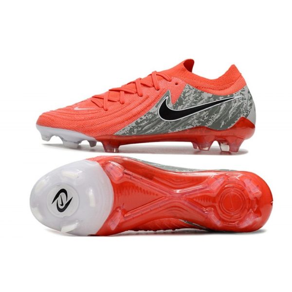 Nike Phantom Luna 2 Elite Low FG Rouge Gris