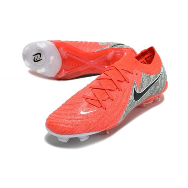 Nike Phantom Luna 2 Elite Low FG Rouge Gris