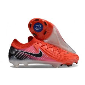 Chaussures de foot Nike Phantom Luna 2 Elite Low FG Rouge Noir