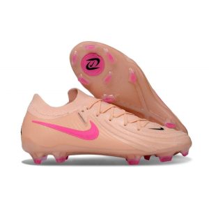 Chaussures de foot Nike Phantom Luna 2 Elite Low FG Teinte Cramois Rose Explosif