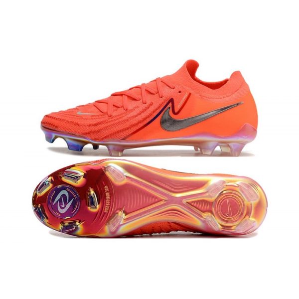 Nike Phantom Luna 2 Elite Low FG X Haaland Cramoisi Vif Blanc