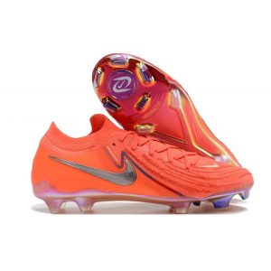 Chaussures de foot Nike Phantom Luna 2 Elite Low FG X Haaland Cramoisi Vif Blanc
