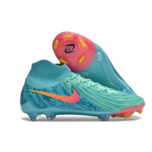 Chaussures de foot Nike Phantom Luna II Elite FG Vert Lueur Noir