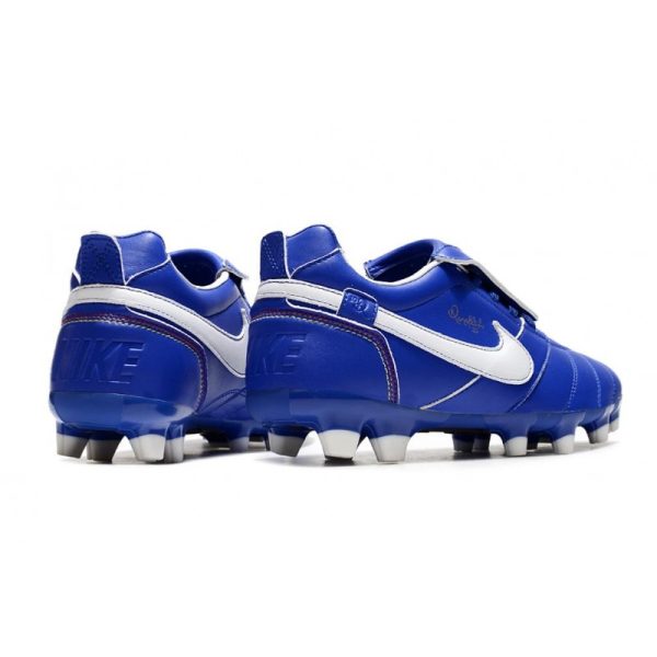 Nike Tiempo Legend 10 Elite FG Ronaldo Bleu Blanc