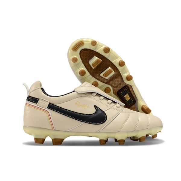 Chaussures de foot Nike Tiempo Legend 10 Elite FG Ronaldo Limonade Noir
