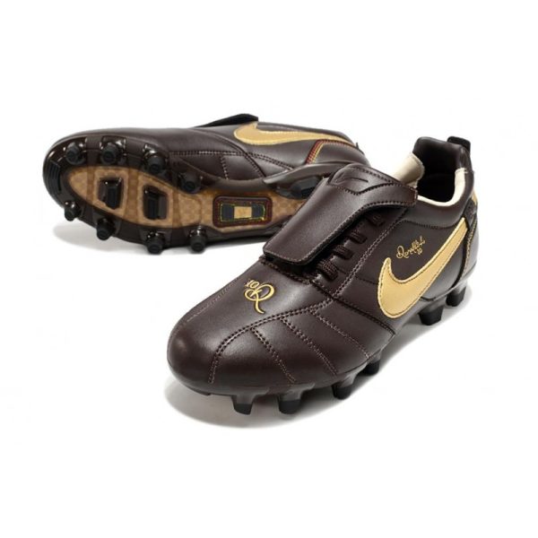 Nike Tiempo Legend 10 Elite FG Ronaldo Marron Or