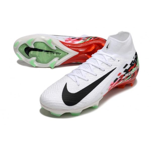 Nike Zoom Mercurial Superfly 10 Elite FG Blanc Noir Rouge