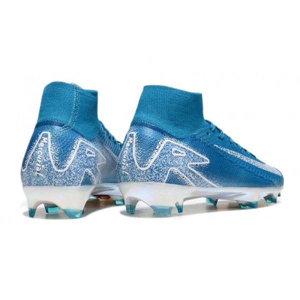 Nike Zoom Mercurial Superfly 10 Elite FG Bleu Blanc