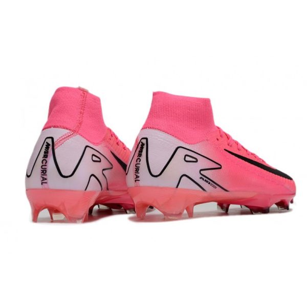 Nike Zoom Mercurial Superfly 10 Elite FG Rose Noir Blanc