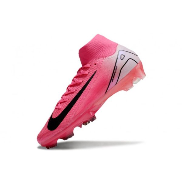 Nike Zoom Mercurial Superfly 10 Elite FG Rose Noir Blanc