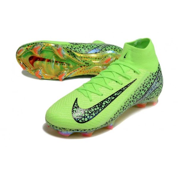Nike Zoom Mercurial Superfly 10 Elite FG Vert Noir