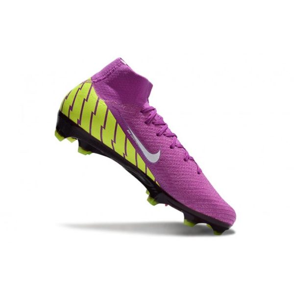 Nike Zoom Mercurial Superfly 10 Elite FG Violet Jaune Blanc