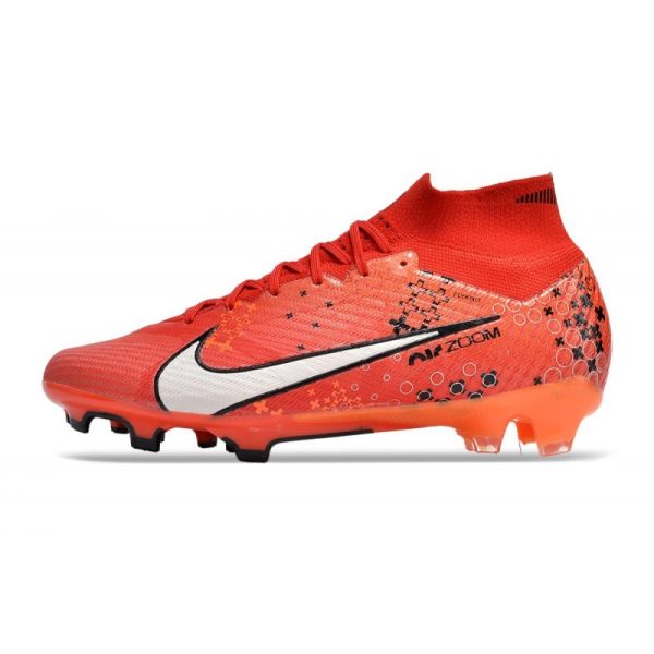 Nike Zoom Mercurial Superfly 9 Elite FG Chaussure MDS Carmin Clair Ivoire Pâle Mandarine Vif