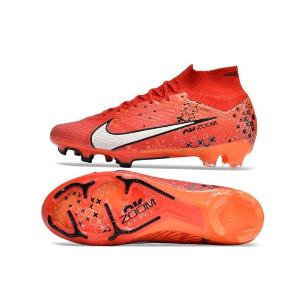 Nike Zoom Mercurial Superfly 9 Elite FG Chaussure MDS Carmin Clair Ivoire Pâle Mandarine Vif