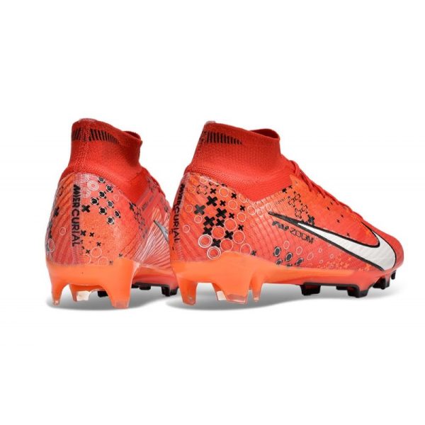 Nike Zoom Mercurial Superfly 9 Elite FG Chaussure MDS Carmin Clair Ivoire Pâle Mandarine Vif