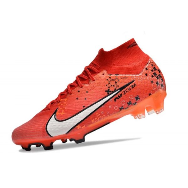 Nike Zoom Mercurial Superfly 9 Elite FG Chaussure MDS Carmin Clair Ivoire Pâle Mandarine Vif
