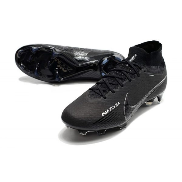 Nike Zoom Mercurial Superfly 9 Elite FG Chaussure Noir
