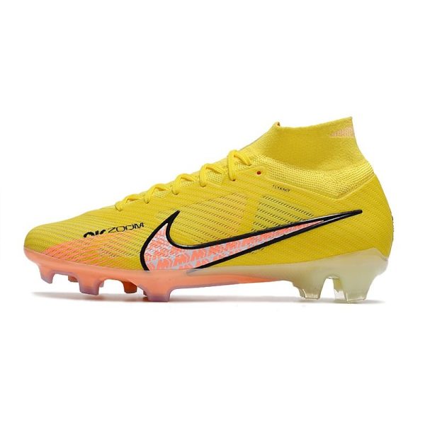 Nike Zoom Mercurial Superfly 9 Elite FG Lucent - Jaune Crépuscule Barely Grape