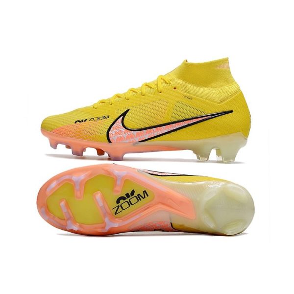 Nike Zoom Mercurial Superfly 9 Elite FG Lucent - Jaune Crépuscule Barely Grape