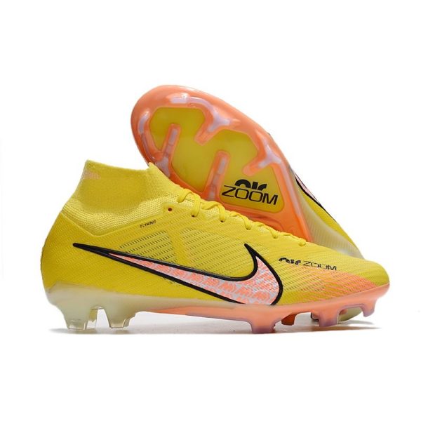 Nike Zoom Mercurial Superfly 9 Elite FG Lucent - Jaune Crépuscule Barely Grape