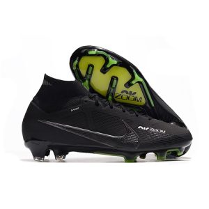 Nike Zoom Mercurial Superfly 9 Elite FG Shadow - Noir Gris Blanc Jaune Fluo