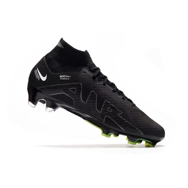Nike Zoom Mercurial Superfly 9 Elite FG Shadow - Noir Gris Blanc Jaune Fluo