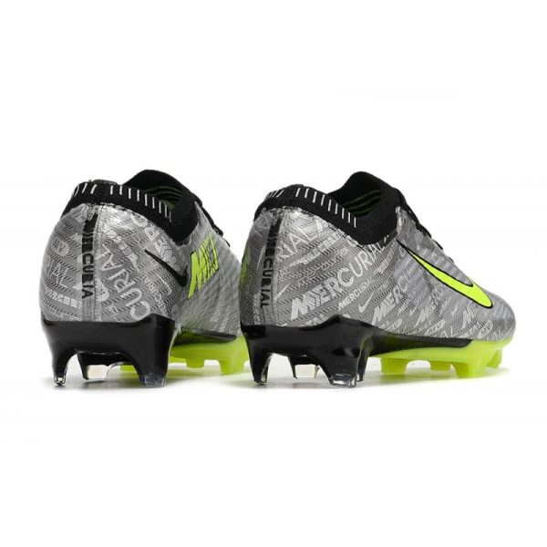 Nike Zoom Mercurial Vapor 15 Elite FG Neuf Argent Métallique Vert Noir